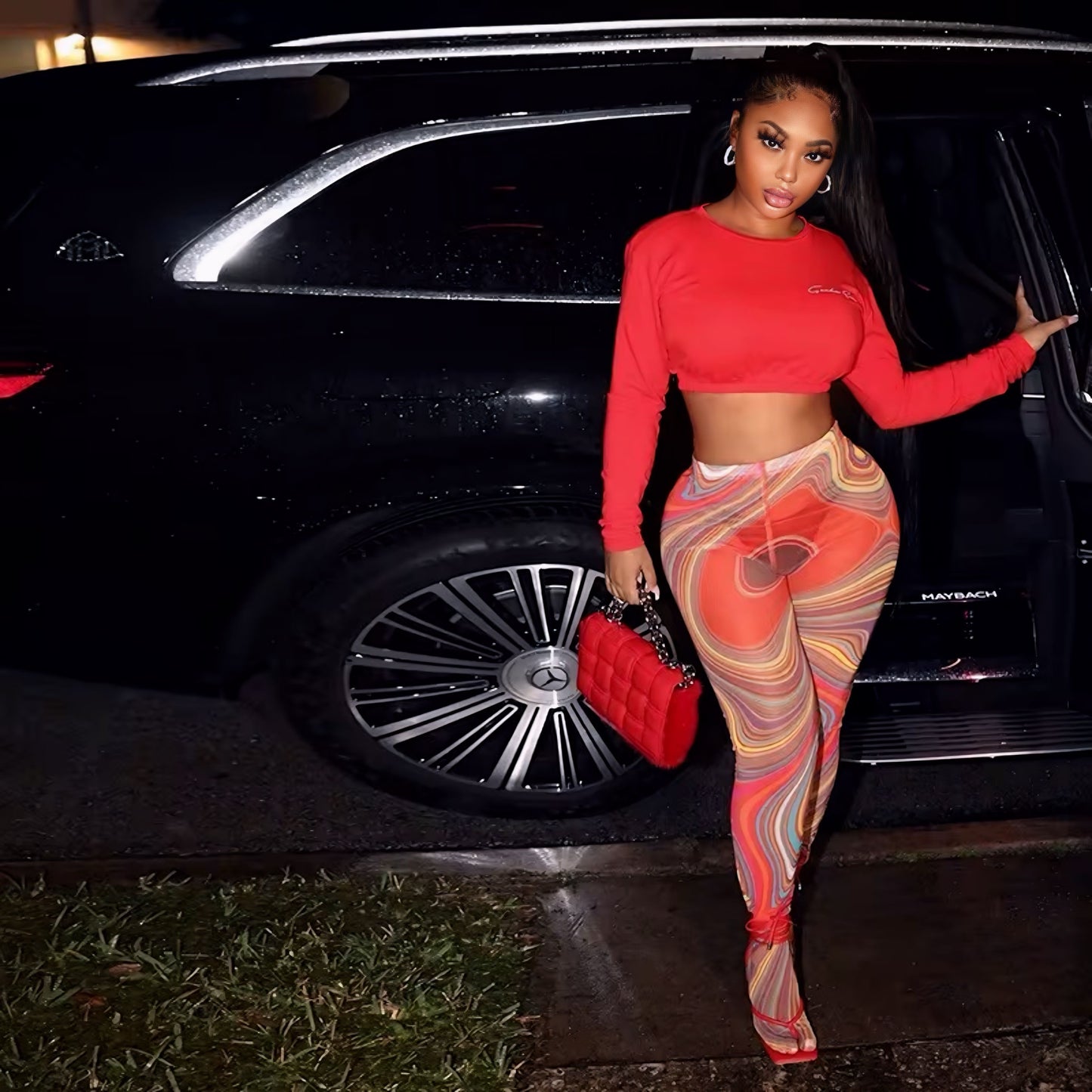 On My Body Mesh Leggings