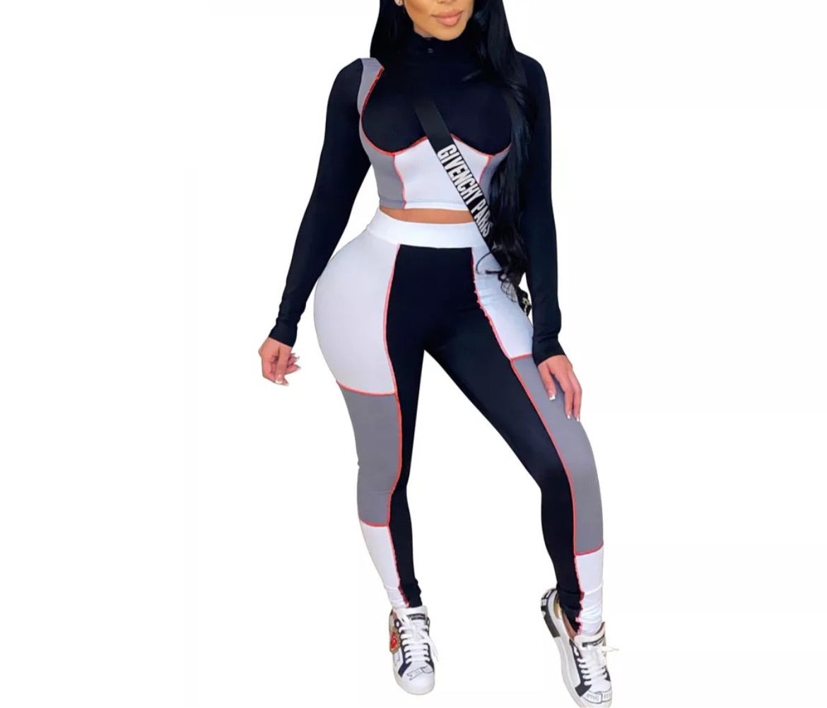 “Color Block” Two Piece