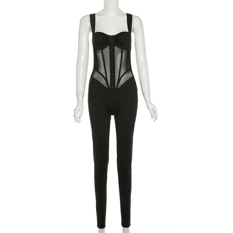 Demure Corset Jumpsuit