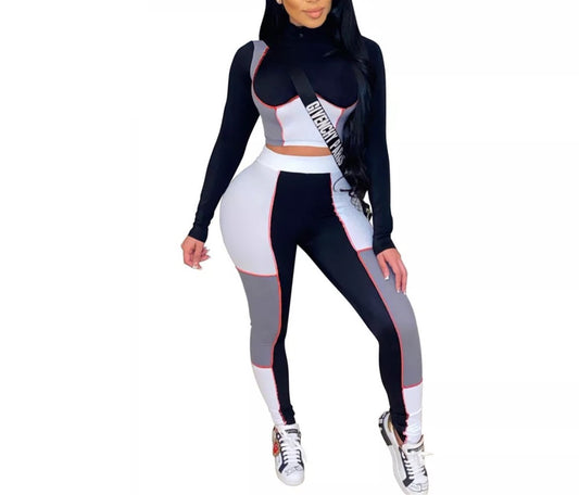 “Color Block” Two Piece